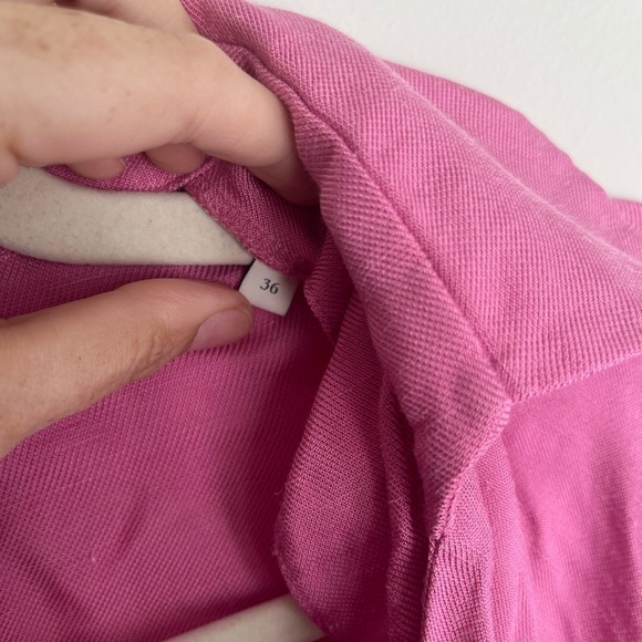 SANDRO Elvira Linen Shirt Dress Size 36 - Picture 6 of 12